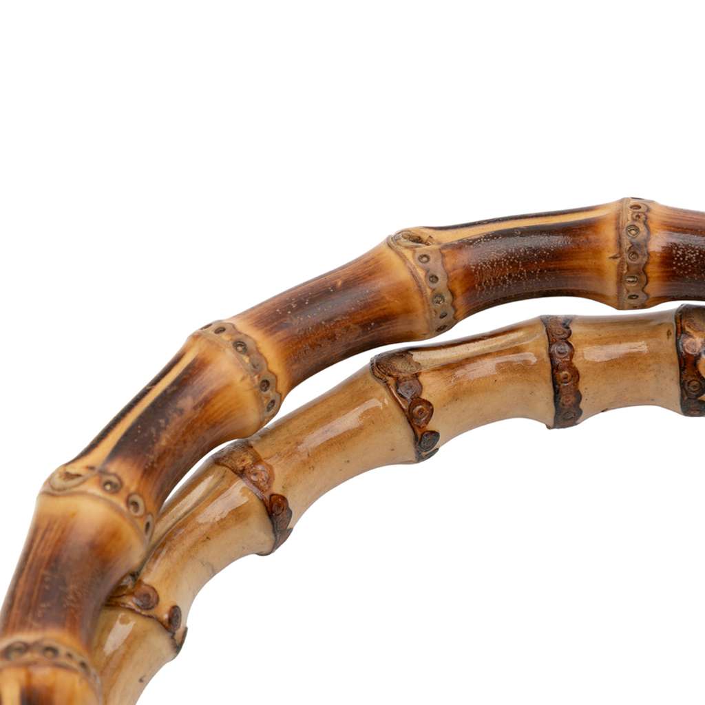 Gucci Medium Calfskin Bamboo Shopper Satchel - Image 12