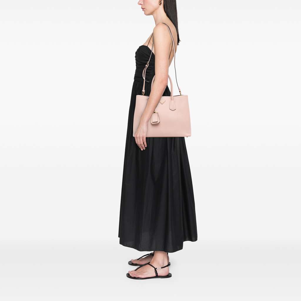 Prada Medium Saffiano Cuir Double Satchel - Image 13