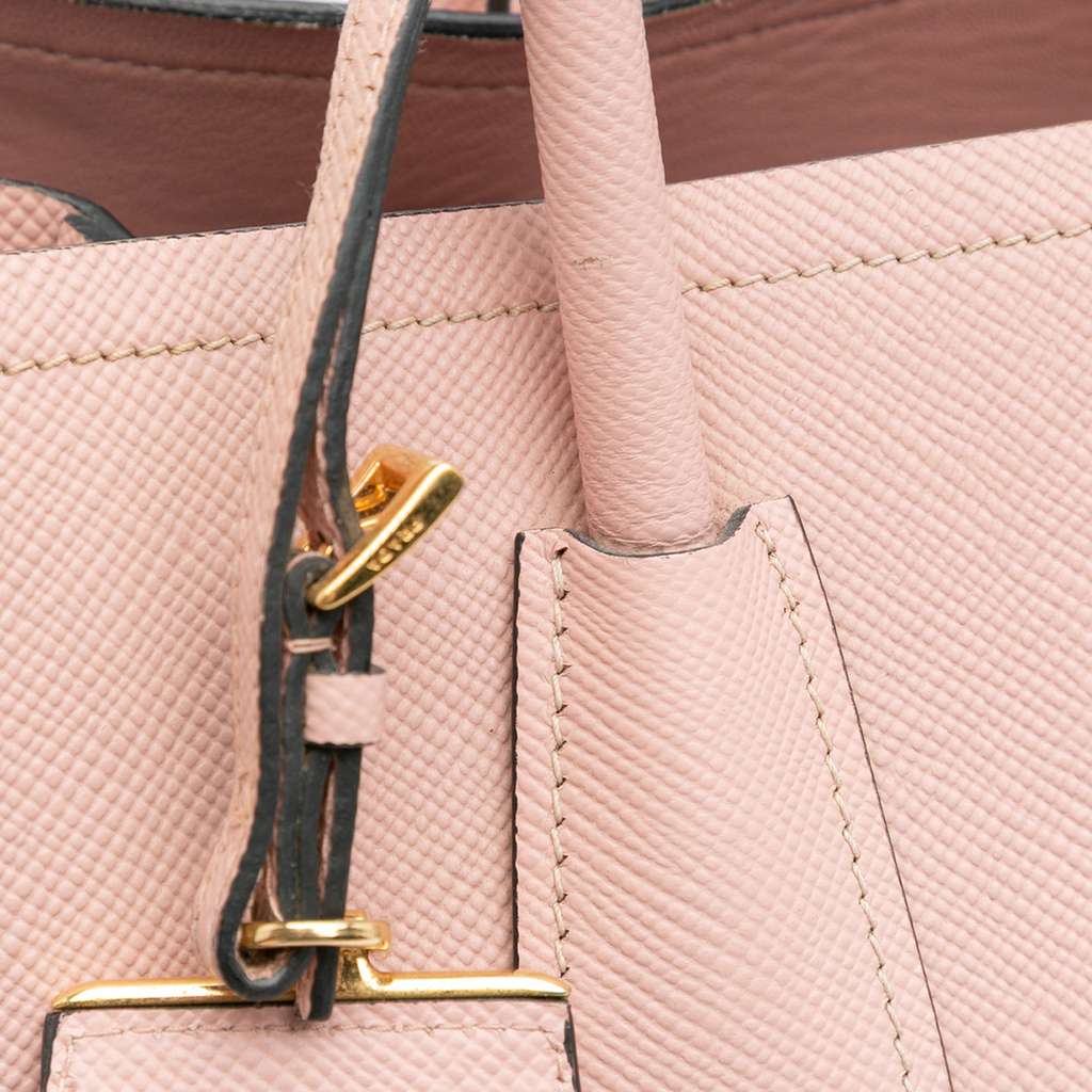 Prada Medium Saffiano Cuir Double Satchel - Image 10