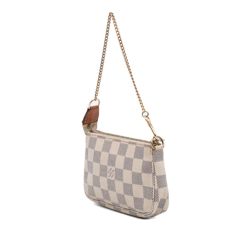 Louis Vuitton Damier Azur Mini Pochette Accessoires - Back view