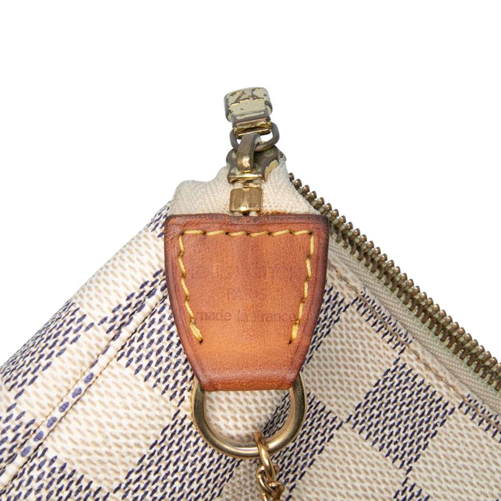 Louis Vuitton Damier Azur Mini Pochette Accessoires - Side view