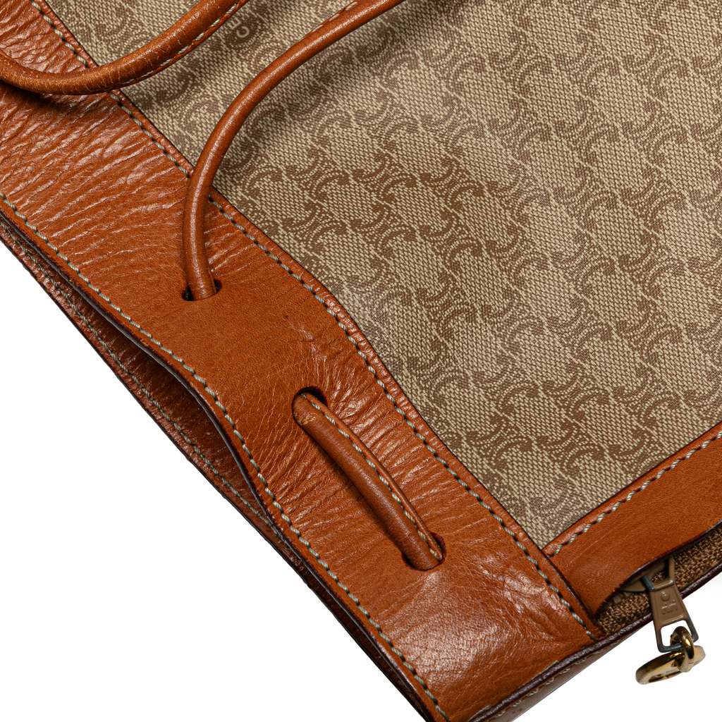 Celine Macadam Coated Canvas Drawstring Bucket Bag - Image 10