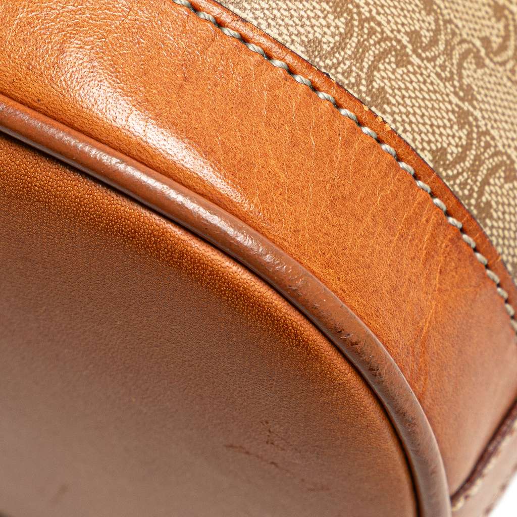 Celine Macadam Coated Canvas Drawstring Bucket Bag - Image 11