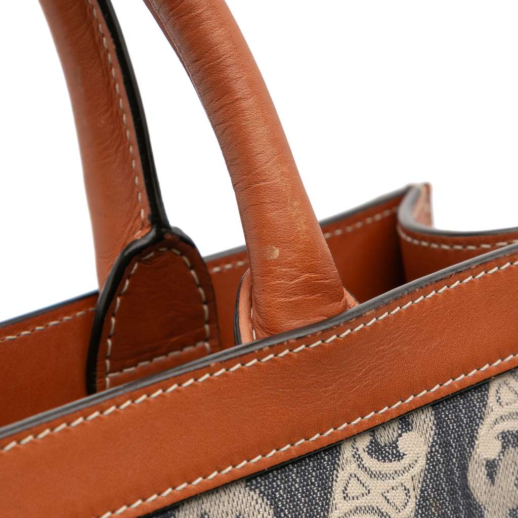 Celine Small Triomphe Canvas Maillon Vertical Cabas Satchel - Image 10