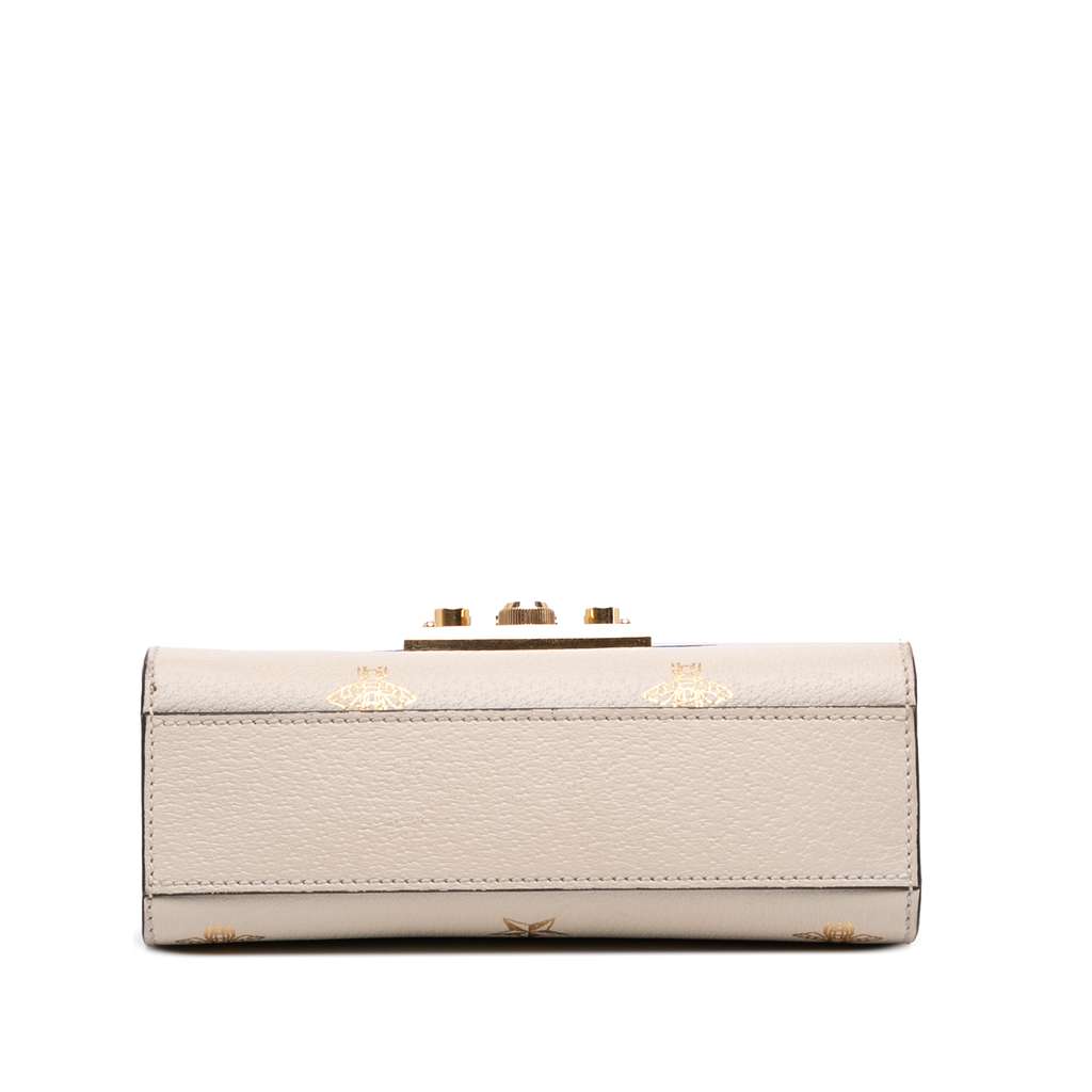 Gucci Small Leather Bee Star Padlock Crossbody - 3