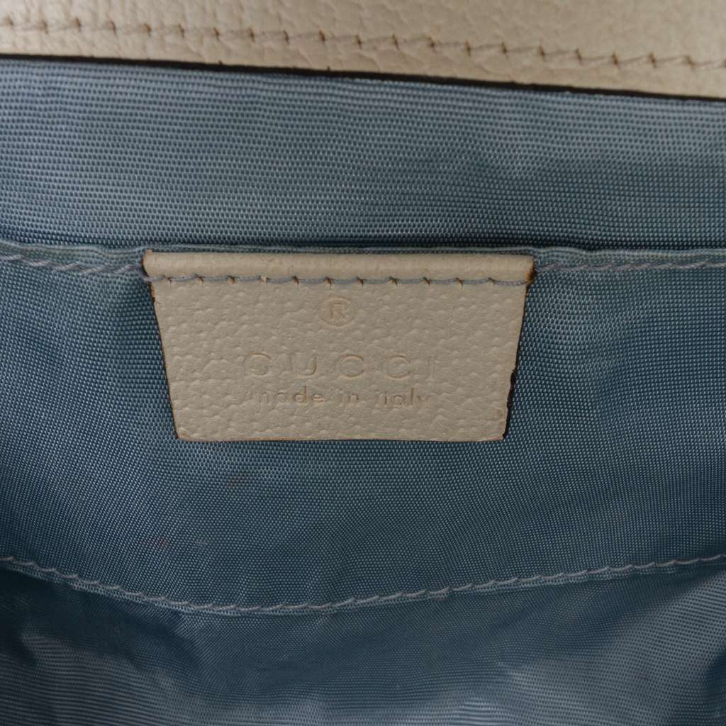 Gucci Small Leather Bee Star Padlock Crossbody - 5