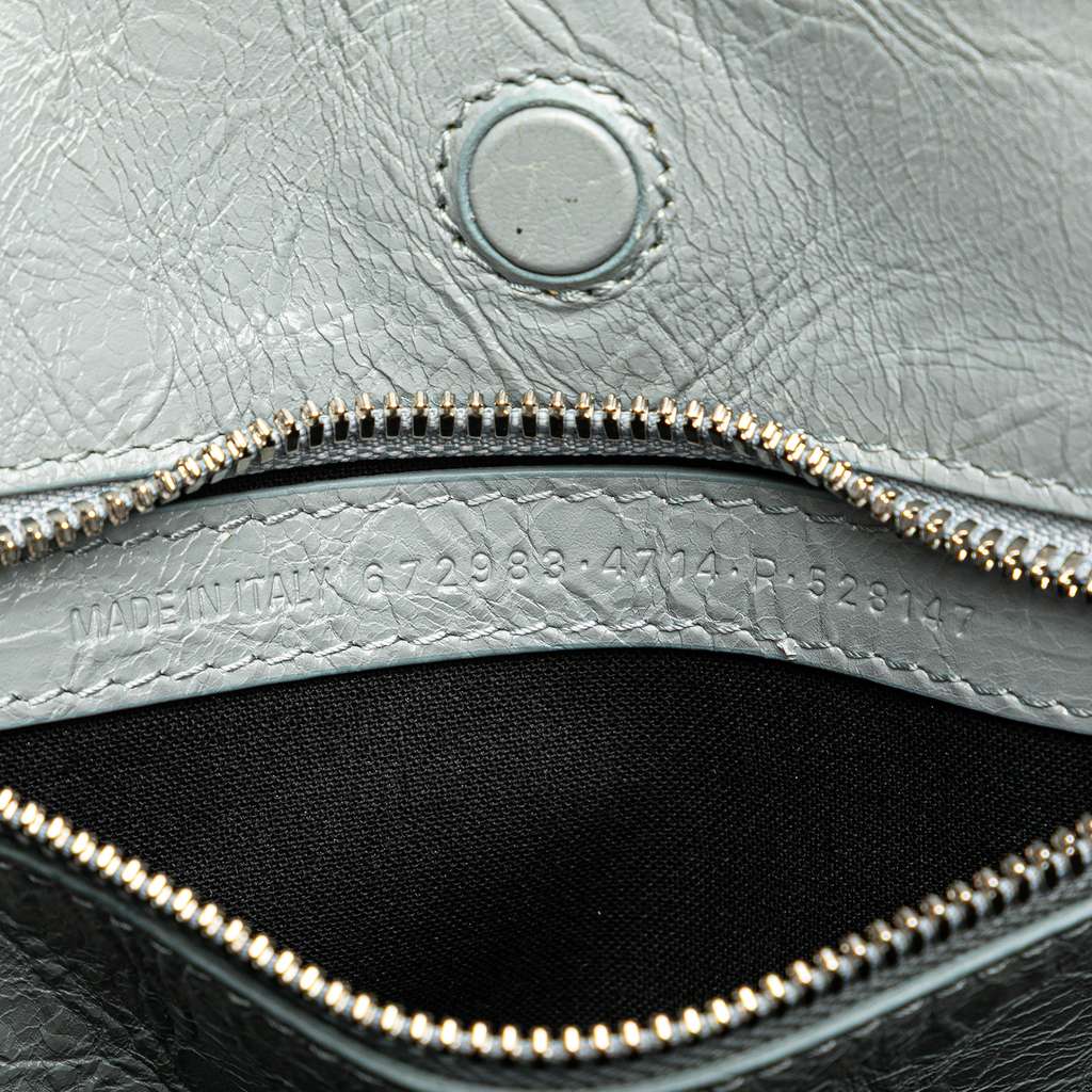 Balenciaga Small Lambskin Barbes North South Shopper Bag - Detail 1