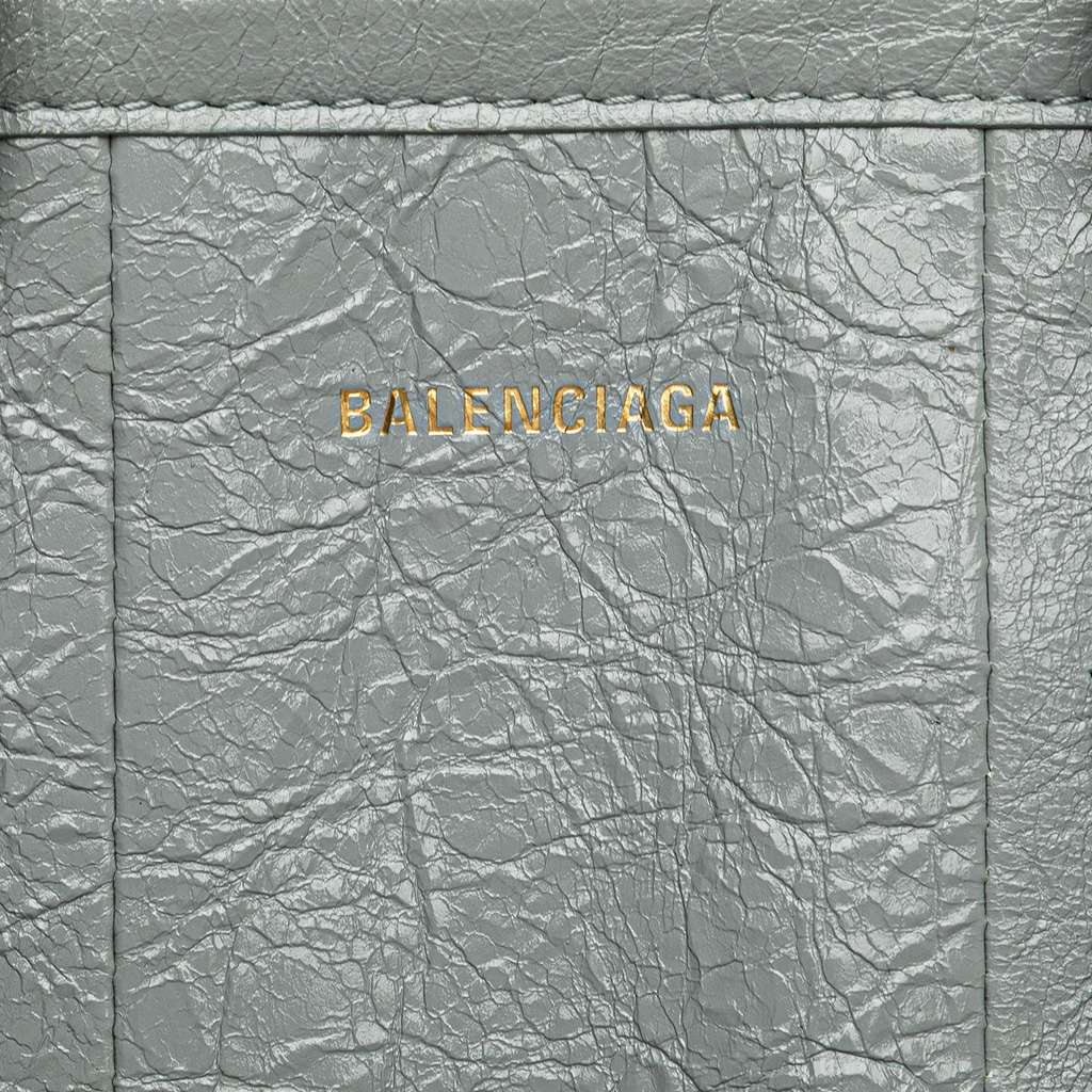 Balenciaga Small Lambskin Barbes North South Shopper Bag - Detail 2