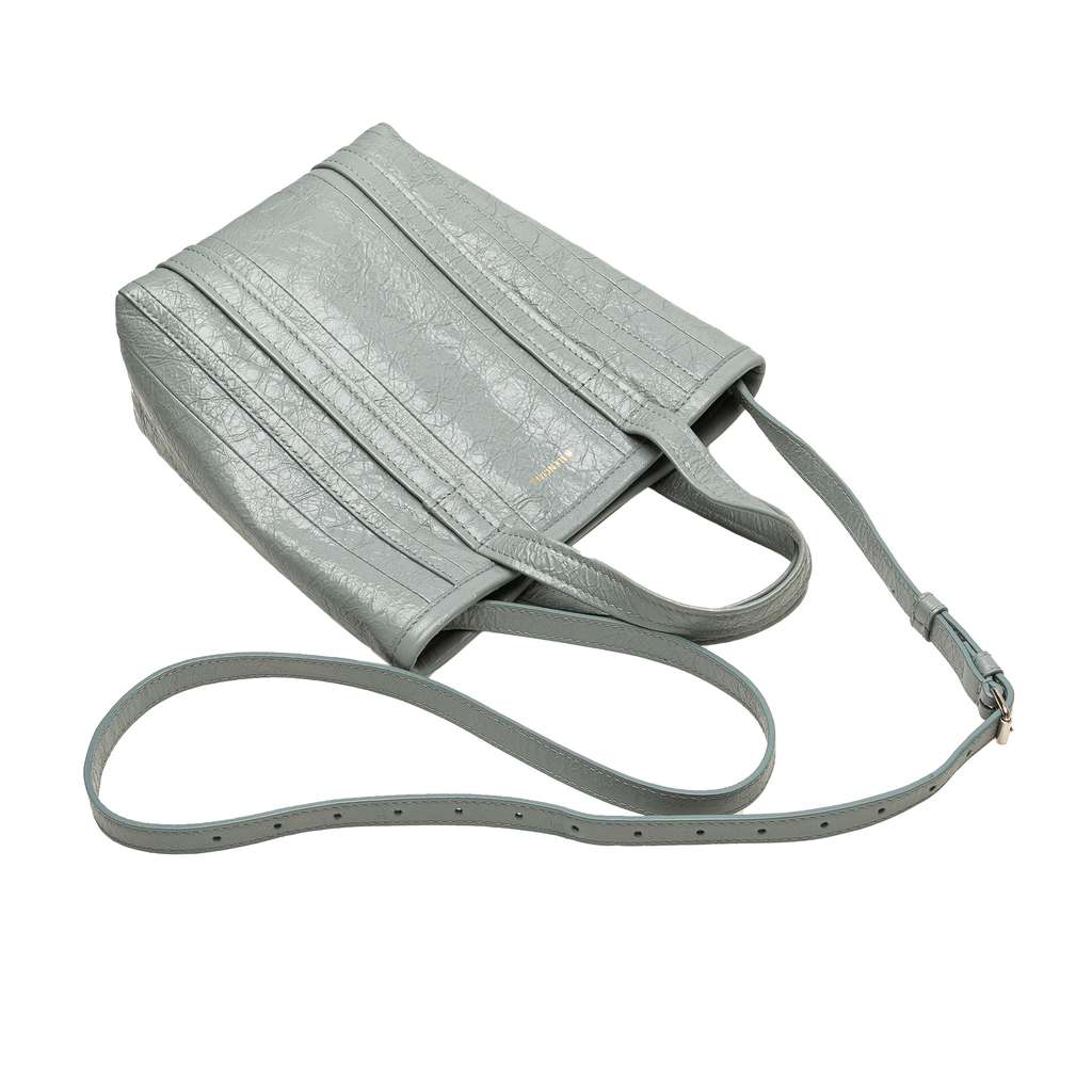 Balenciaga Small Lambskin Barbes North South Shopper Bag - Image 10