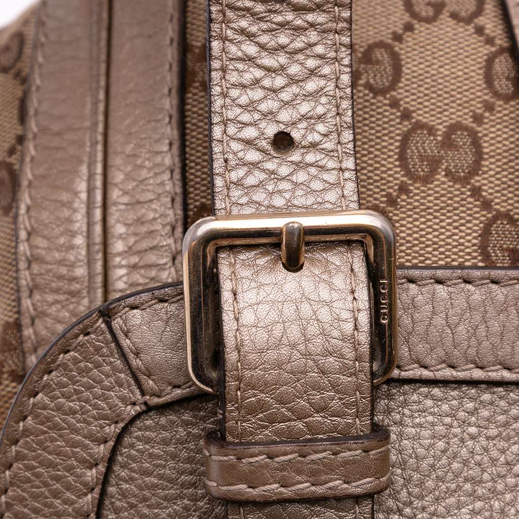 Gucci GG Canvas Bella Flap Satchel - Image 14