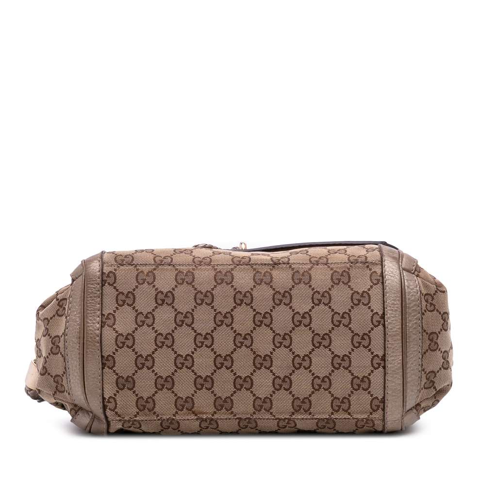 Gucci GG Canvas Bella Flap Satchel - Image 6