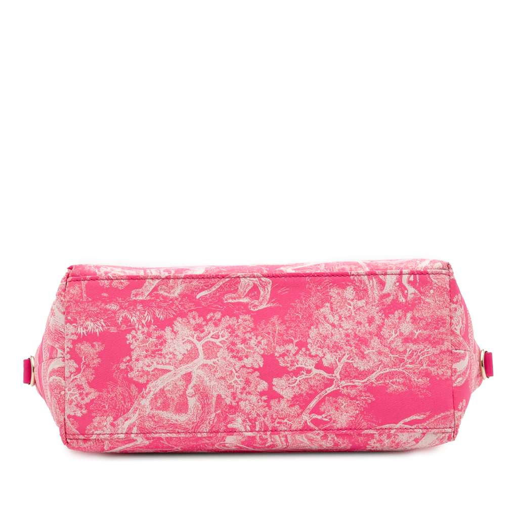 Dior Medium Technical Fabric Toile de Jouy Reverse DiorTravel Nomad Pouch - Image 6