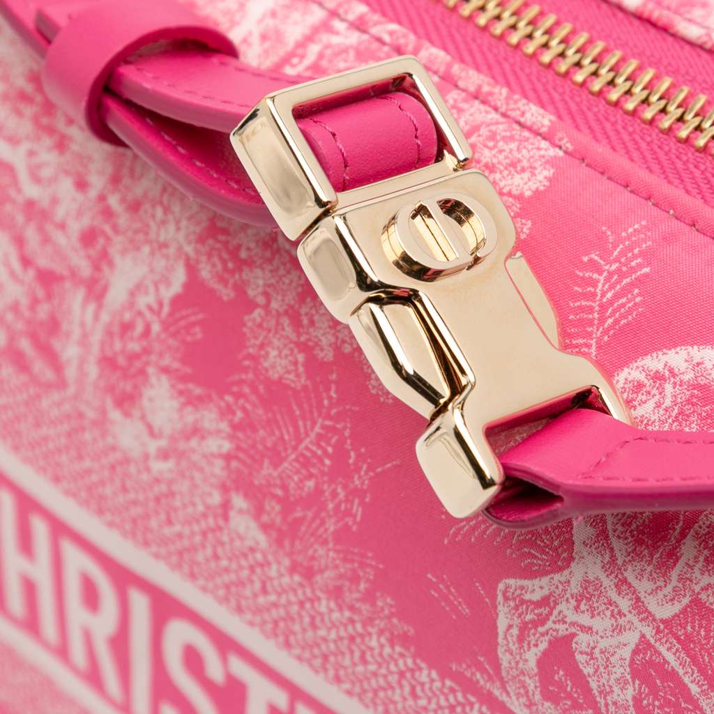 Dior Medium Technical Fabric Toile de Jouy Reverse DiorTravel Nomad Pouch - Detail 2