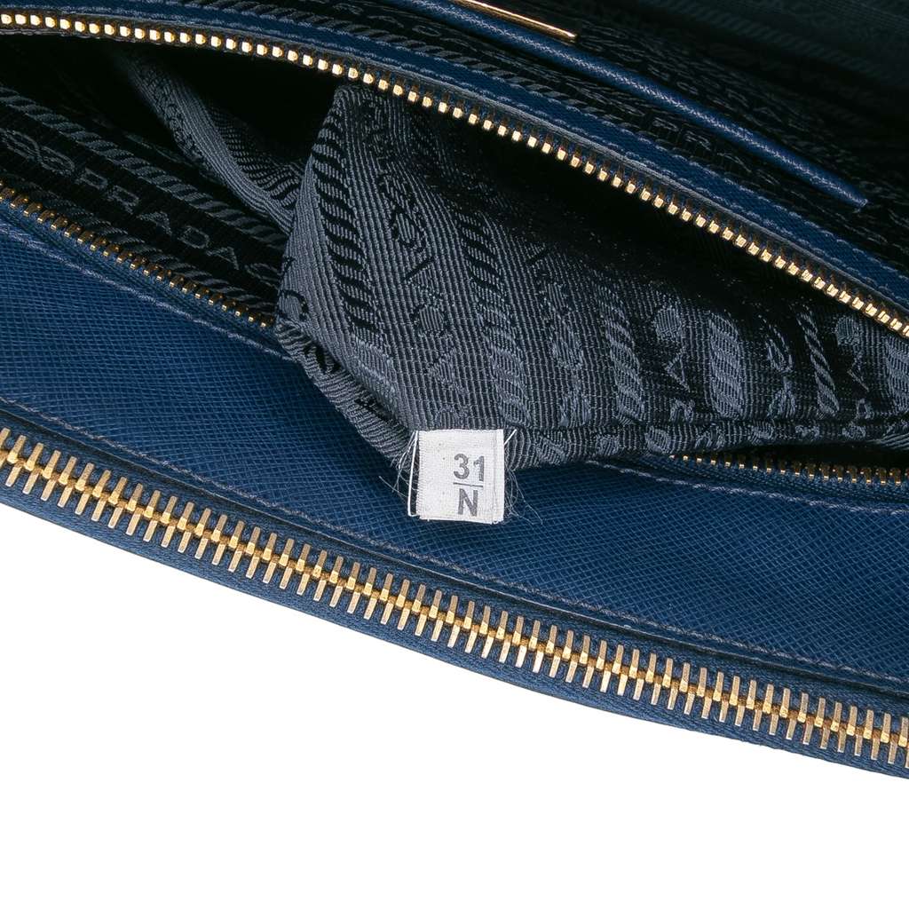 Prada Large Saffiano Lux Galleria Double Zip Tote - Detail 1