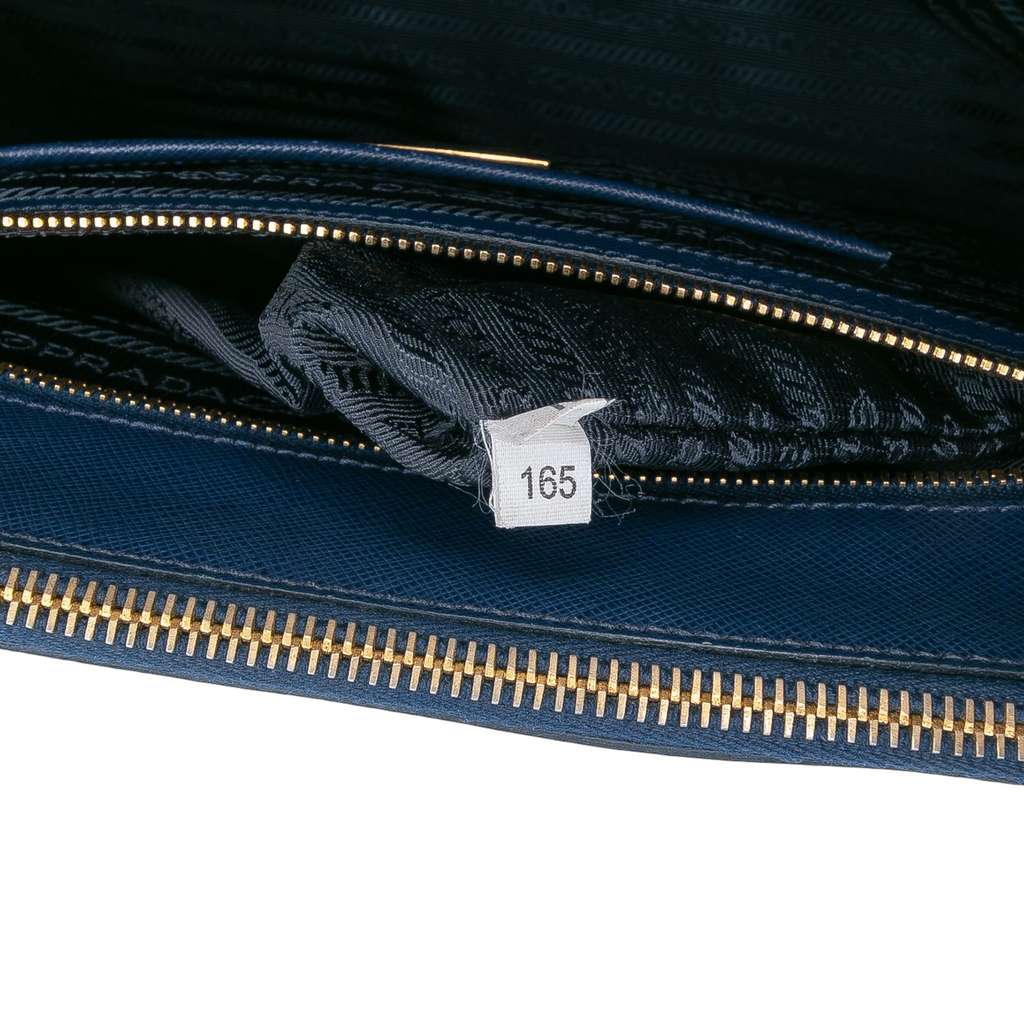 Prada Large Saffiano Lux Galleria Double Zip Tote - Detail 2