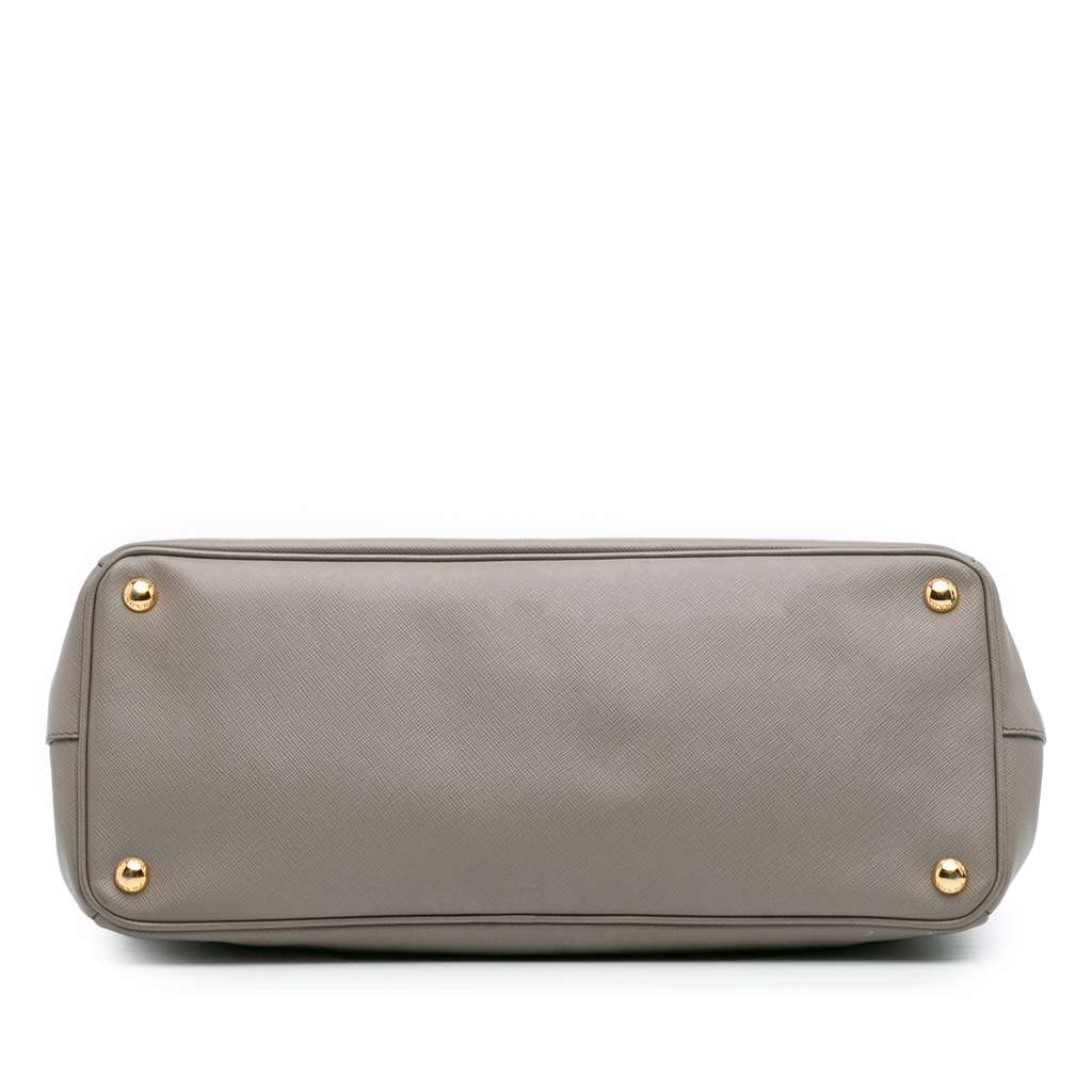 Prada Large Saffiano Lux Galleria Double Zip Satchel - Image 6