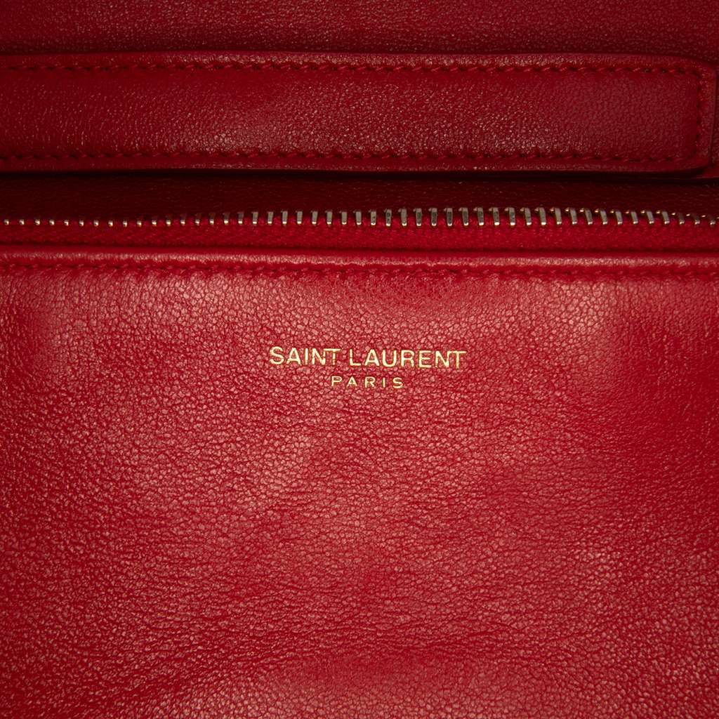 Saint Laurent Diamond Quilted Lambskin Angie Chain Bag - Side view
