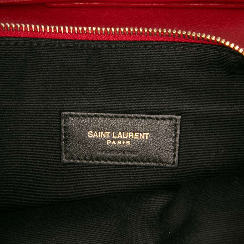 Saint Laurent Diamond Quilted Lambskin Angie Chain Bag - Detail 1