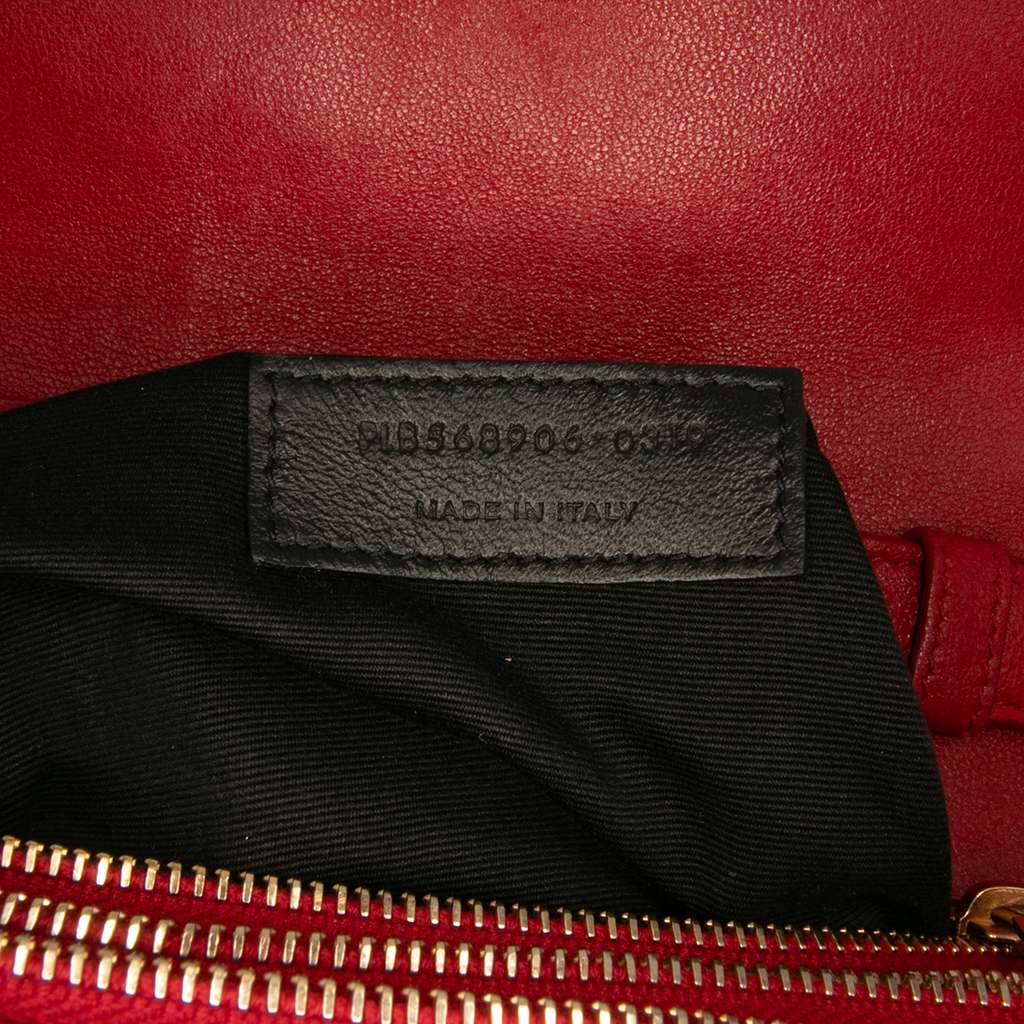 Saint Laurent Diamond Quilted Lambskin Angie Chain Bag - Detail 2