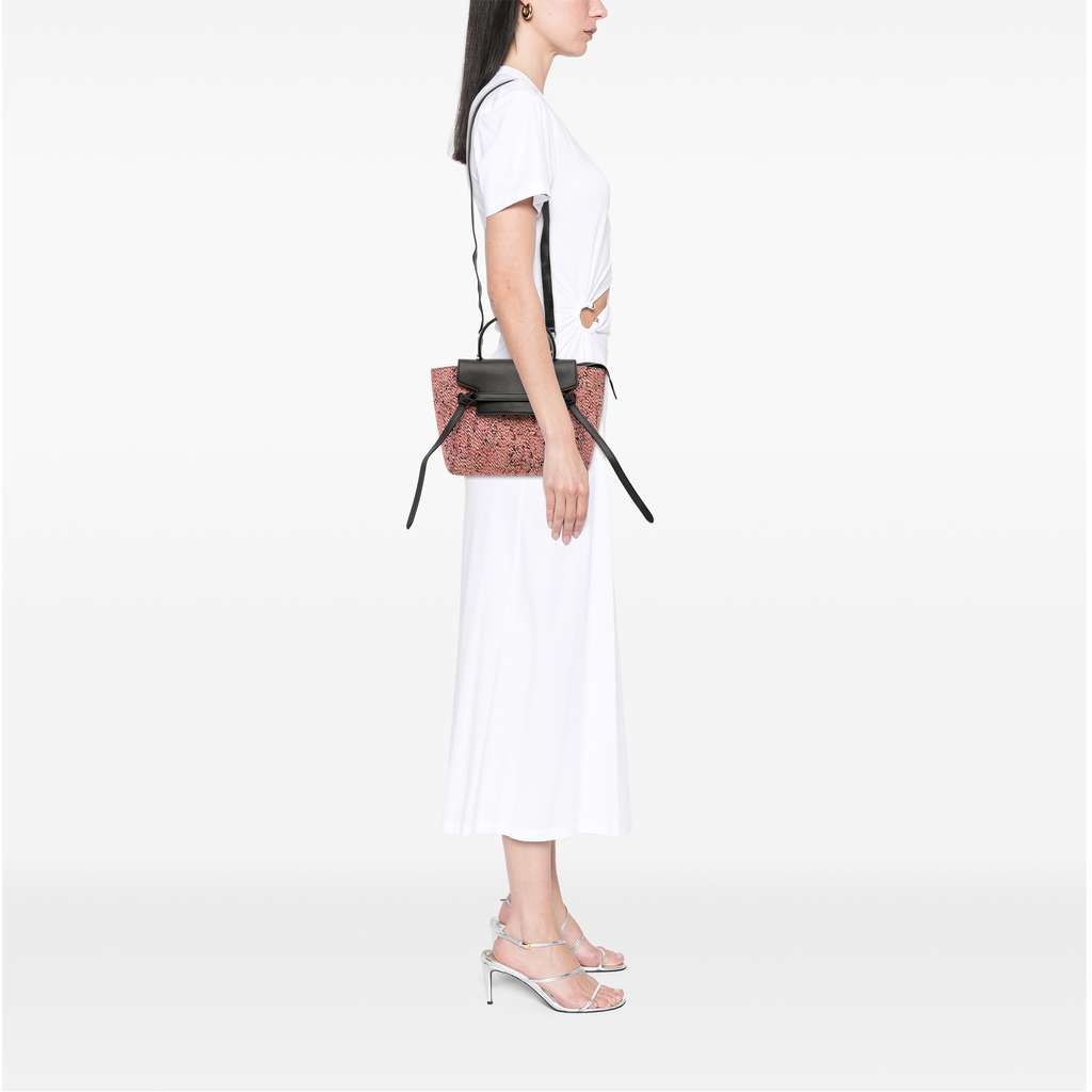 Celine Micro Tweed Belt Satchel - Image 14