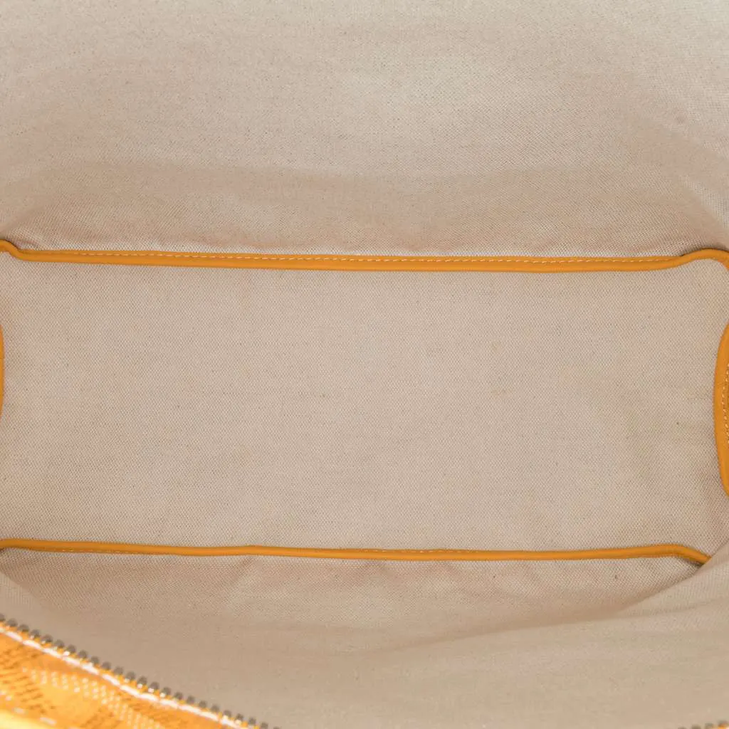 Goyard Goyardine Boheme Hobo Yellow Canvas Very good - Model View