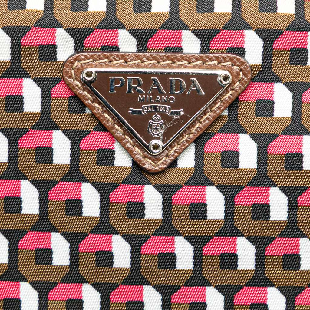Prada Tessuto Stampato Wristlet Clutch - Side view