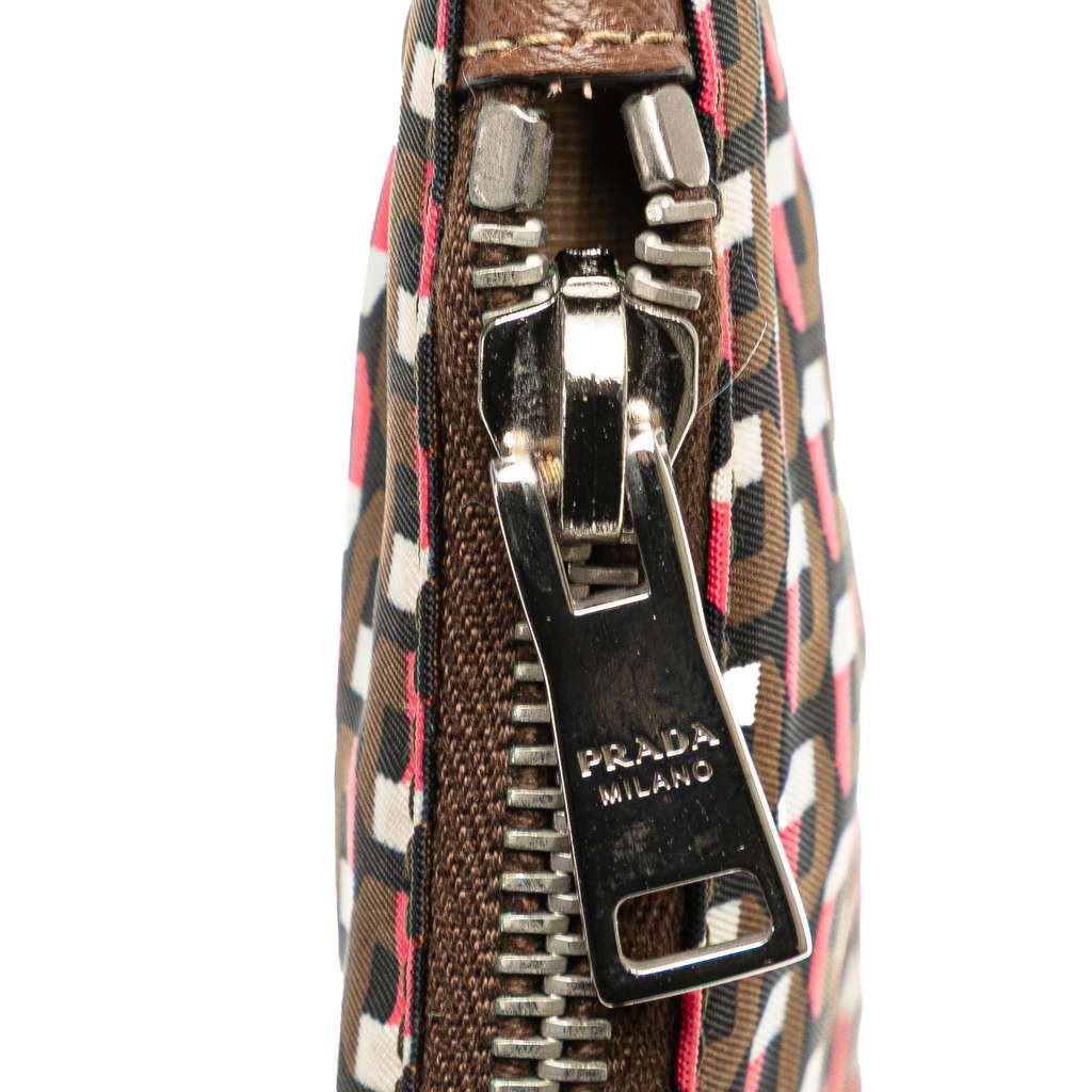Prada Tessuto Stampato Wristlet Clutch - Image 10