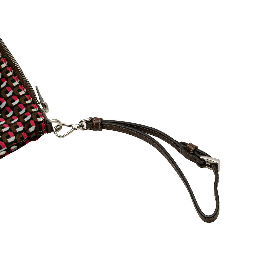 Prada Tessuto Stampato Wristlet Clutch - Image 11