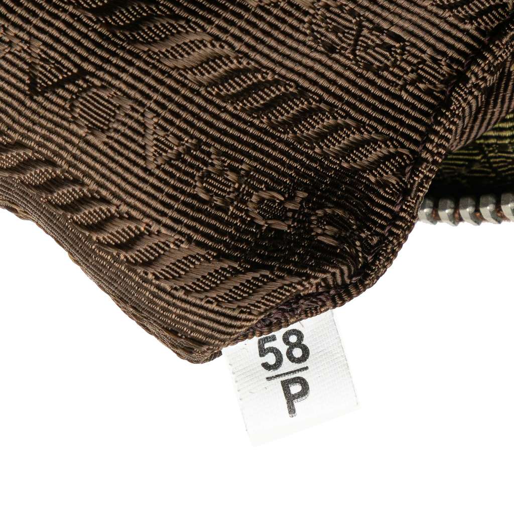 Prada Tessuto Stampato Wristlet Clutch - Image 12