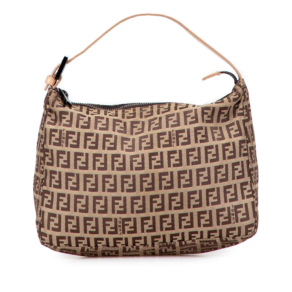 Fendi Zucchino Canvas Handbag