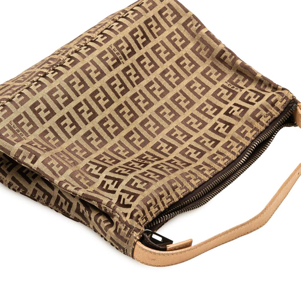 Fendi Zucchino Canvas Handbag - Side view