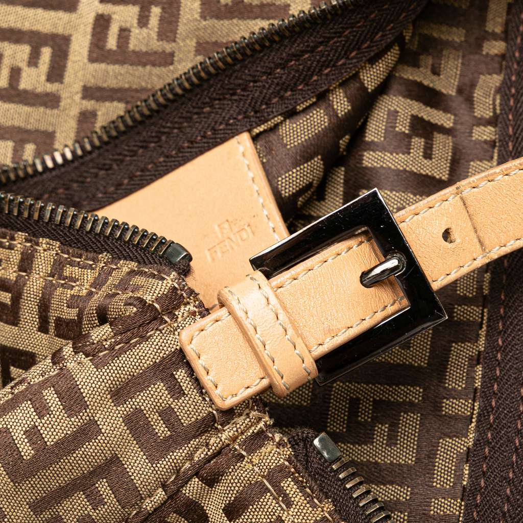 Fendi Zucchino Canvas Handbag - Detail 1