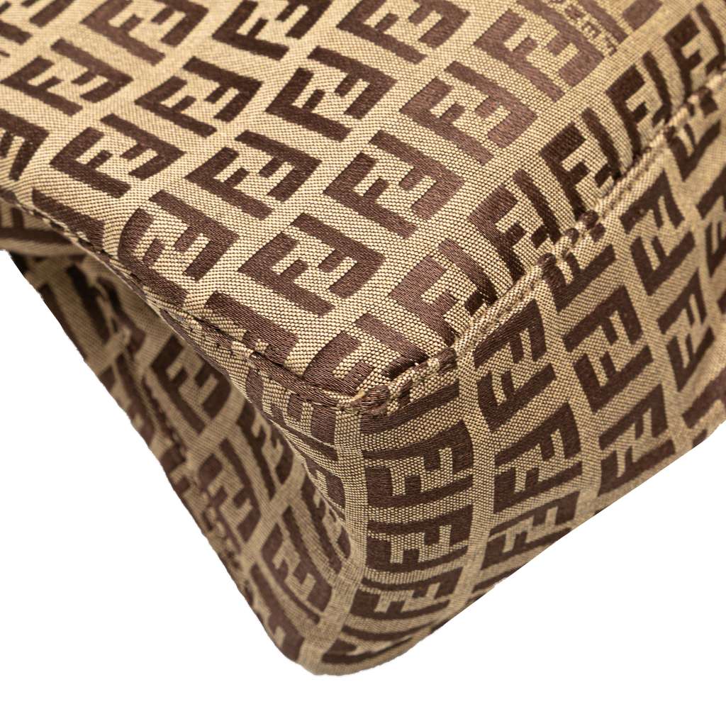 Fendi Zucchino Canvas Handbag - Image 11