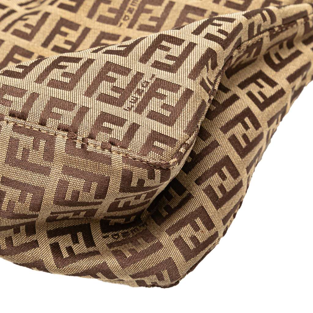 Fendi Zucchino Canvas Handbag - Image 12