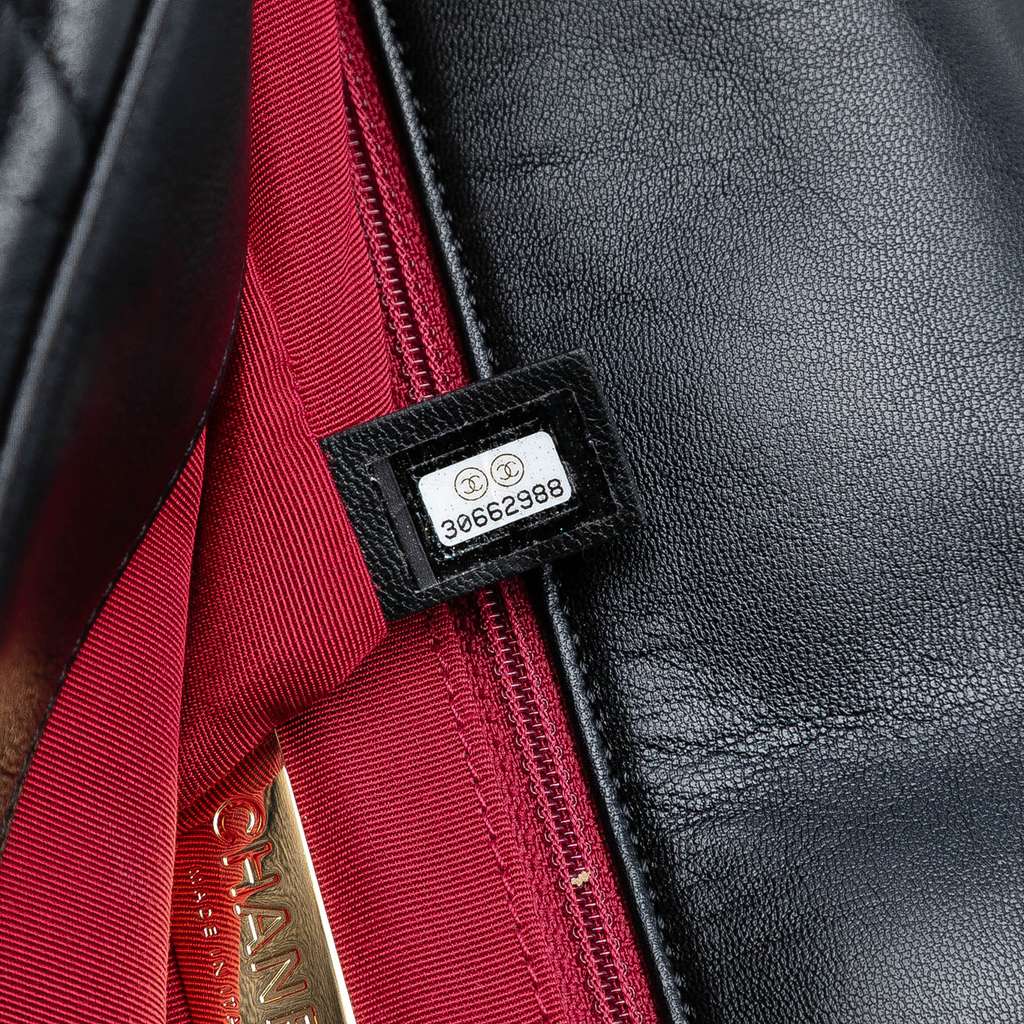 Chanel Maxi Lambskin 19 Flap - Side view