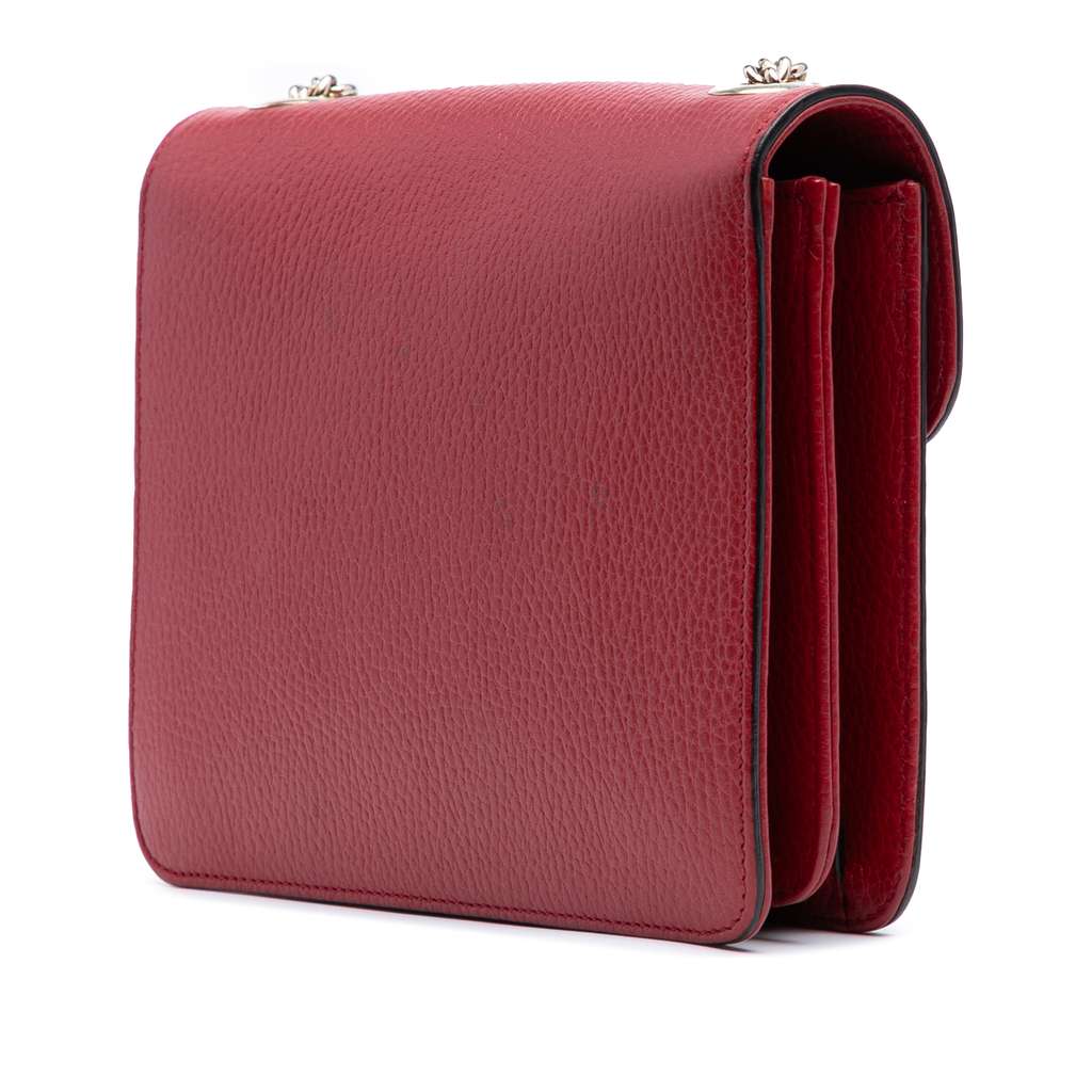 Gucci Small Dollar Calfskin Interlocking G Crossbody - Back view