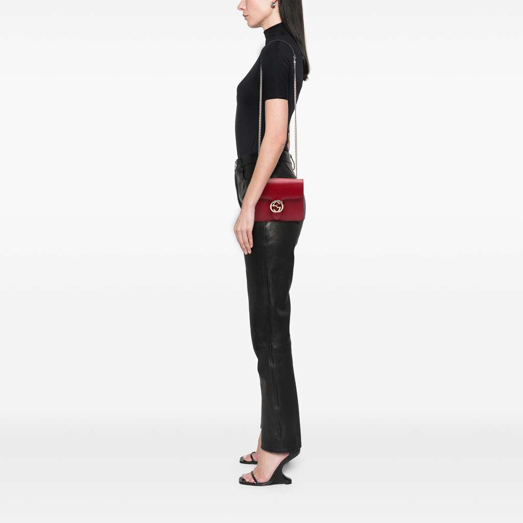 Gucci Small Dollar Calfskin Interlocking G Crossbody - Detail 2