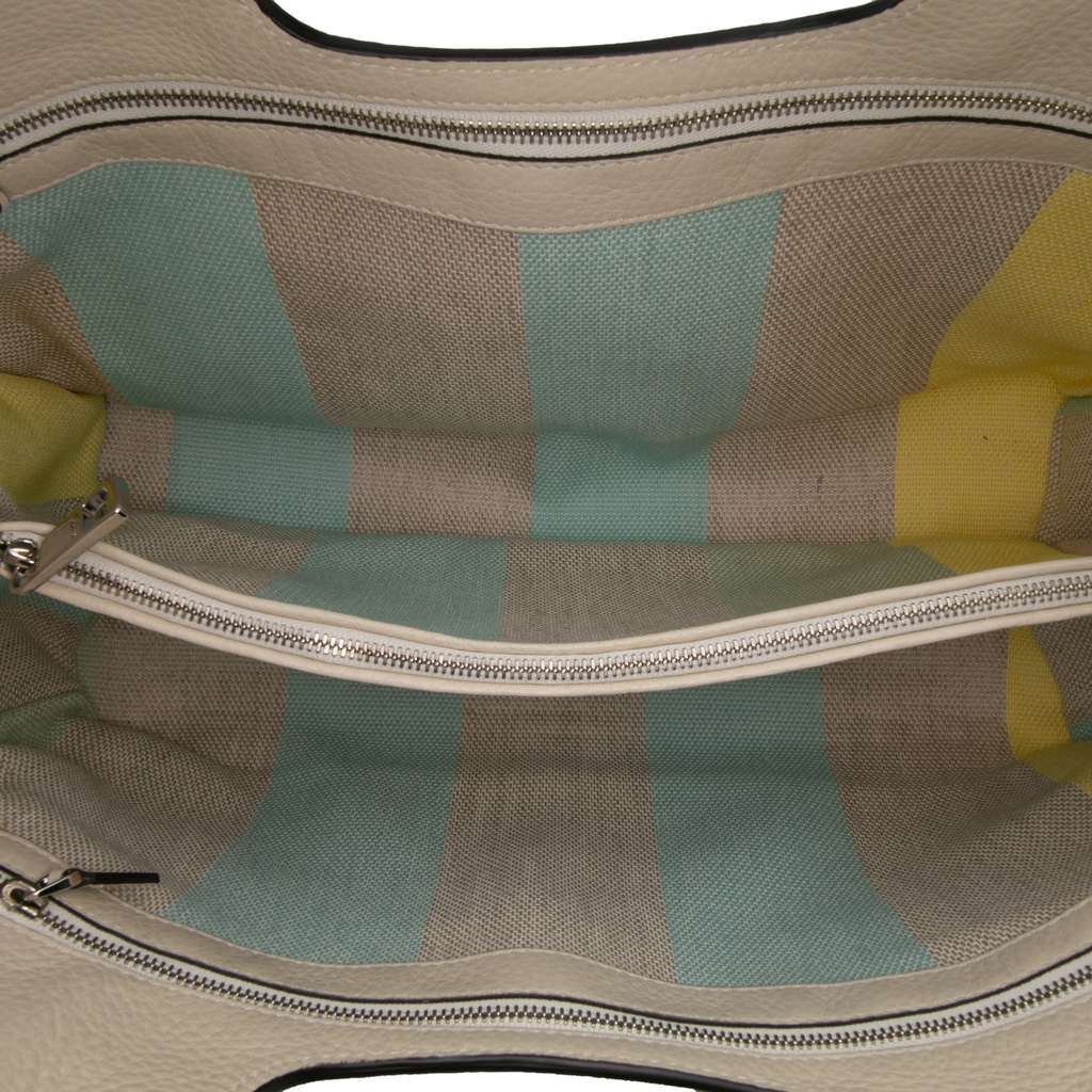 Gucci Medium Calfskin Bamboo Daily Shopper Satchel - 4