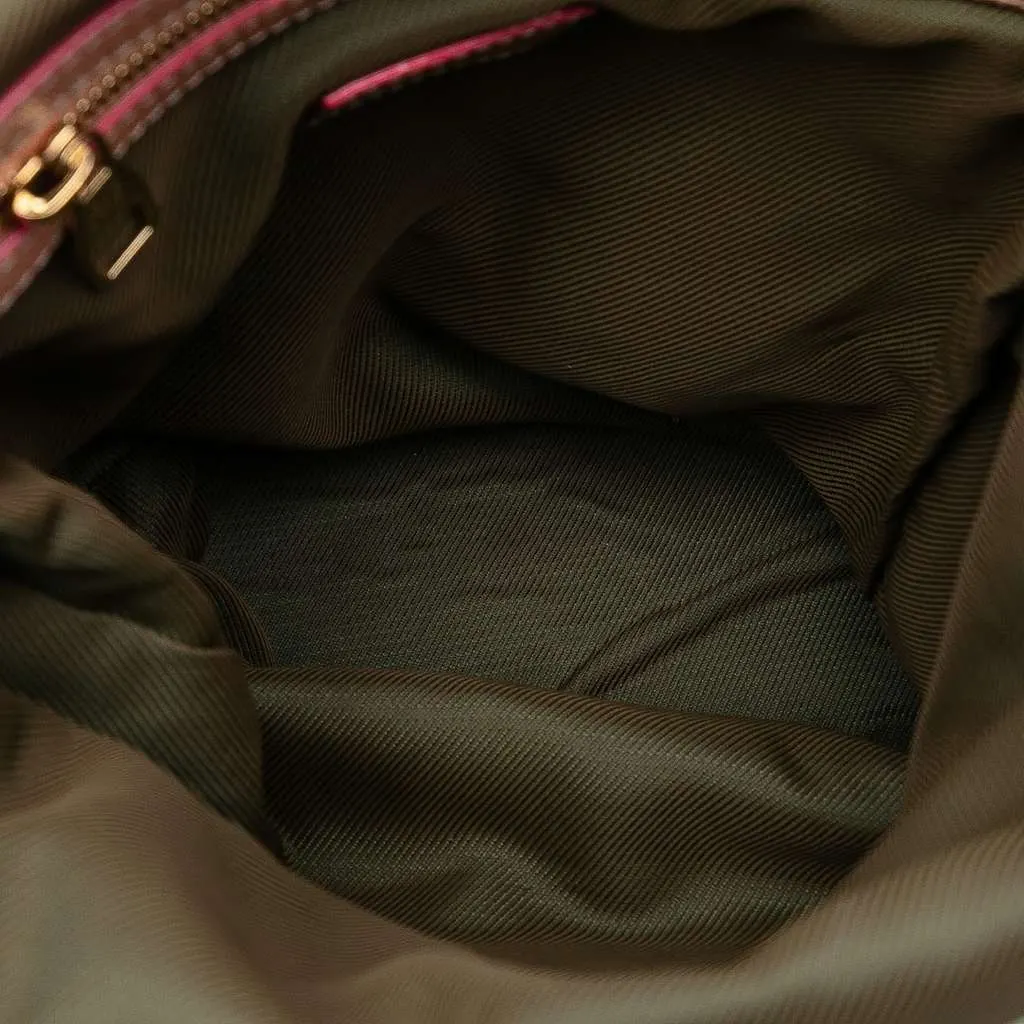 Louis Vuitton Monogram Empreinte Underground Duffle Bag Pink Leather Good - Model View
