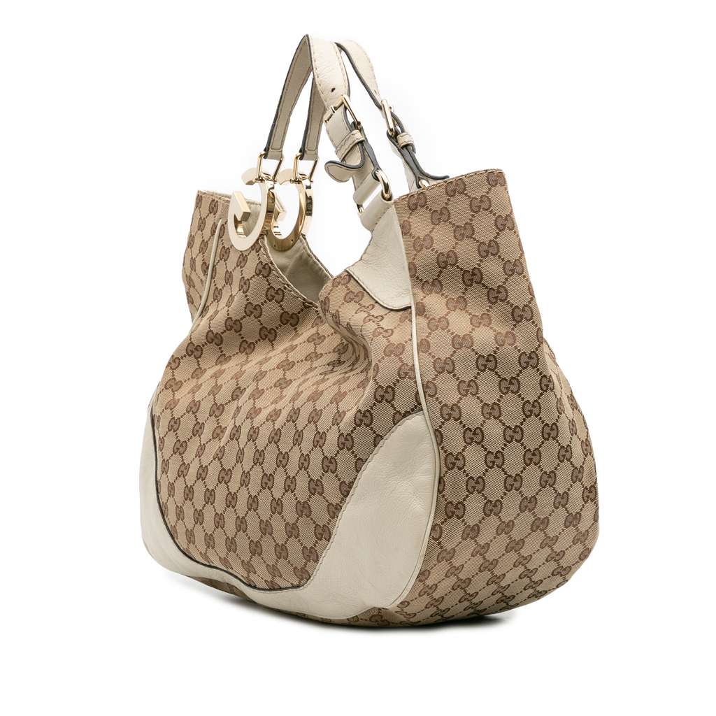 Gucci GG Canvas Charlotte Tote - Back view