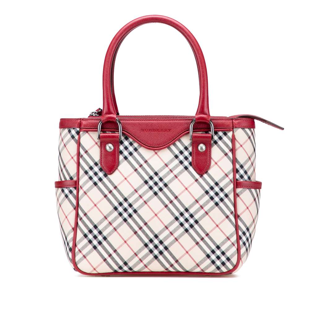 Burberry Nova Check Canvas Handbag