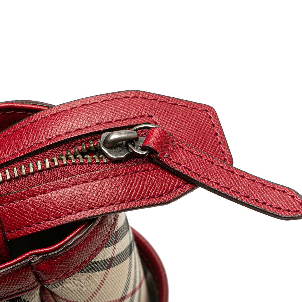 Burberry Nova Check Canvas Handbag - Image 11