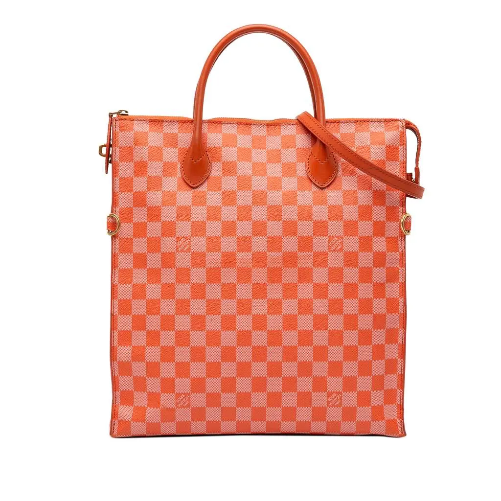Louis Vuitton Damier Couleurs Mobil Piment Orange Very good - Front View