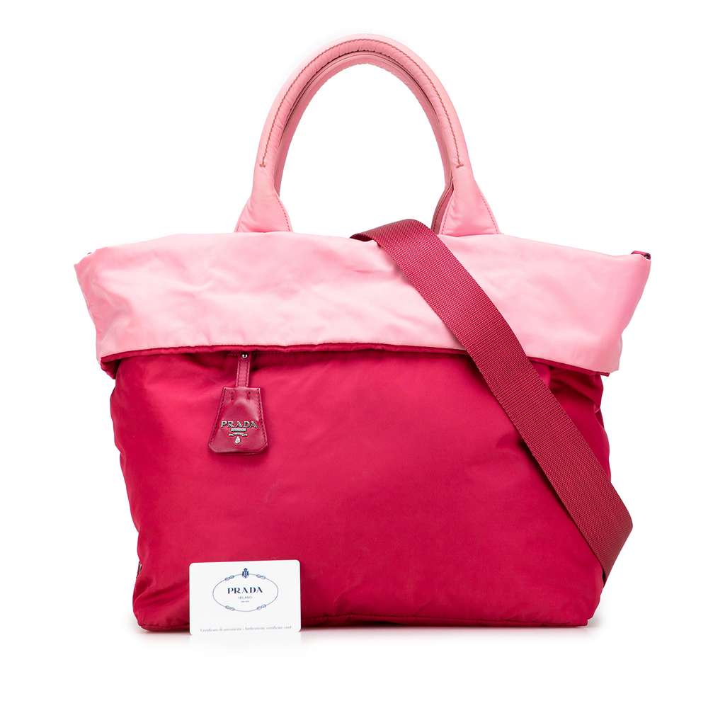 Prada Tessuto Reversible Satchel - Image 12