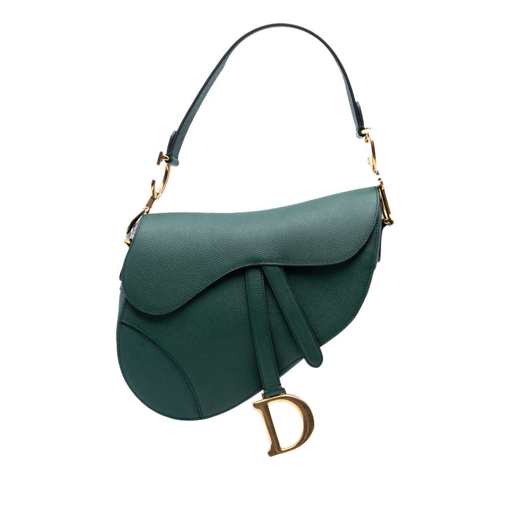 Dior Mini Grained Calfskin Saddle Bag