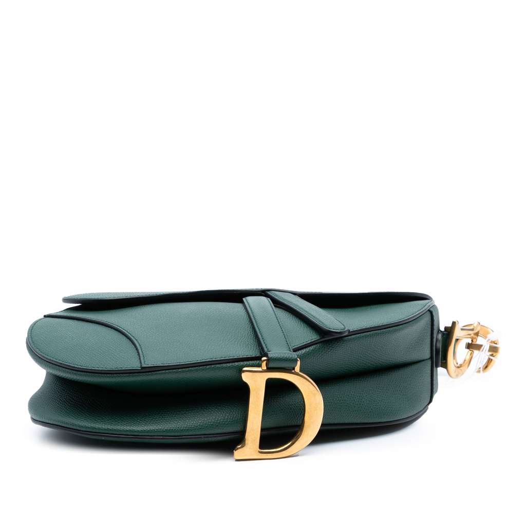 Dior Mini Grained Calfskin Saddle Bag - Image 6