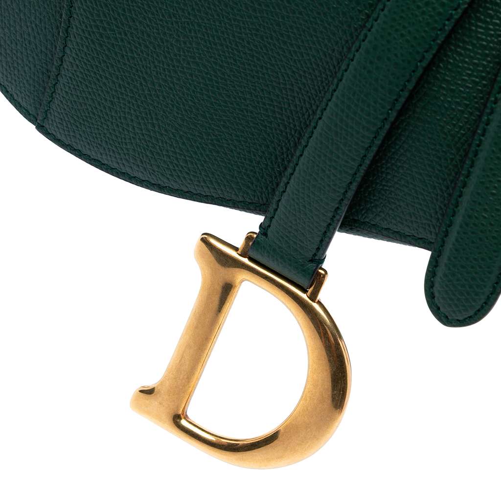 Dior Mini Grained Calfskin Saddle Bag - Detail 2