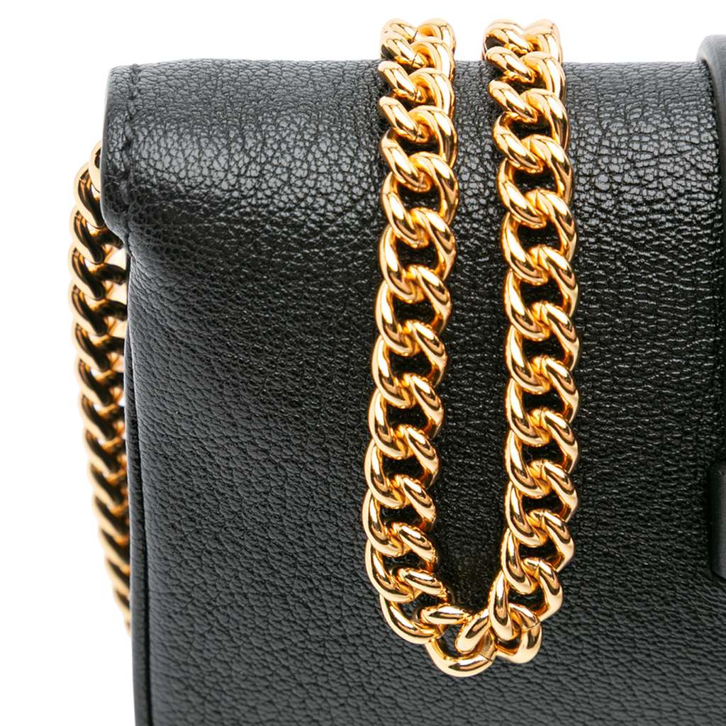 Miu Miu Leather Crystal Embellished Crossbody - Image 12