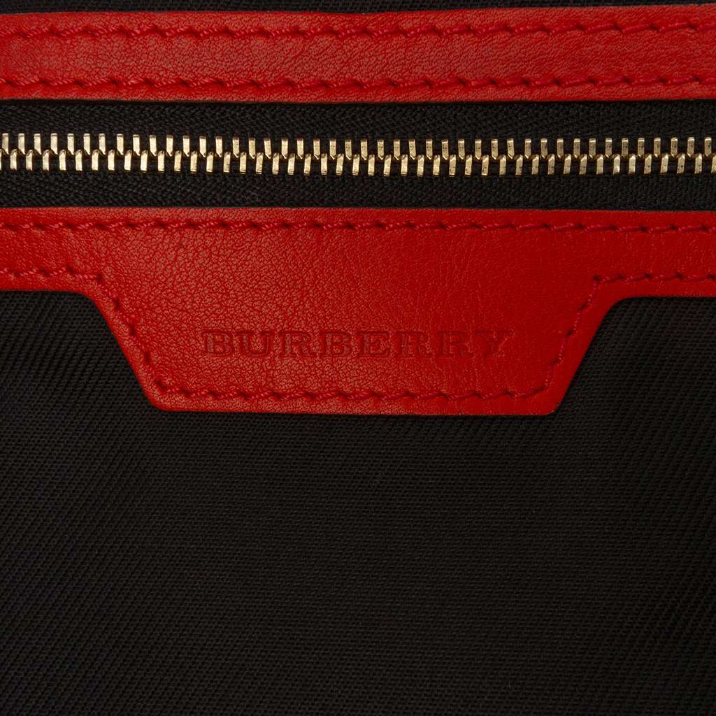 Burberry Small Haymarket Check Canvas and Leather Canterbury Tote - 5