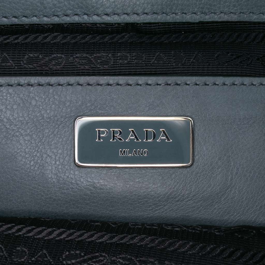 Prada Glace Calf Twin Pocket Satchel - 5